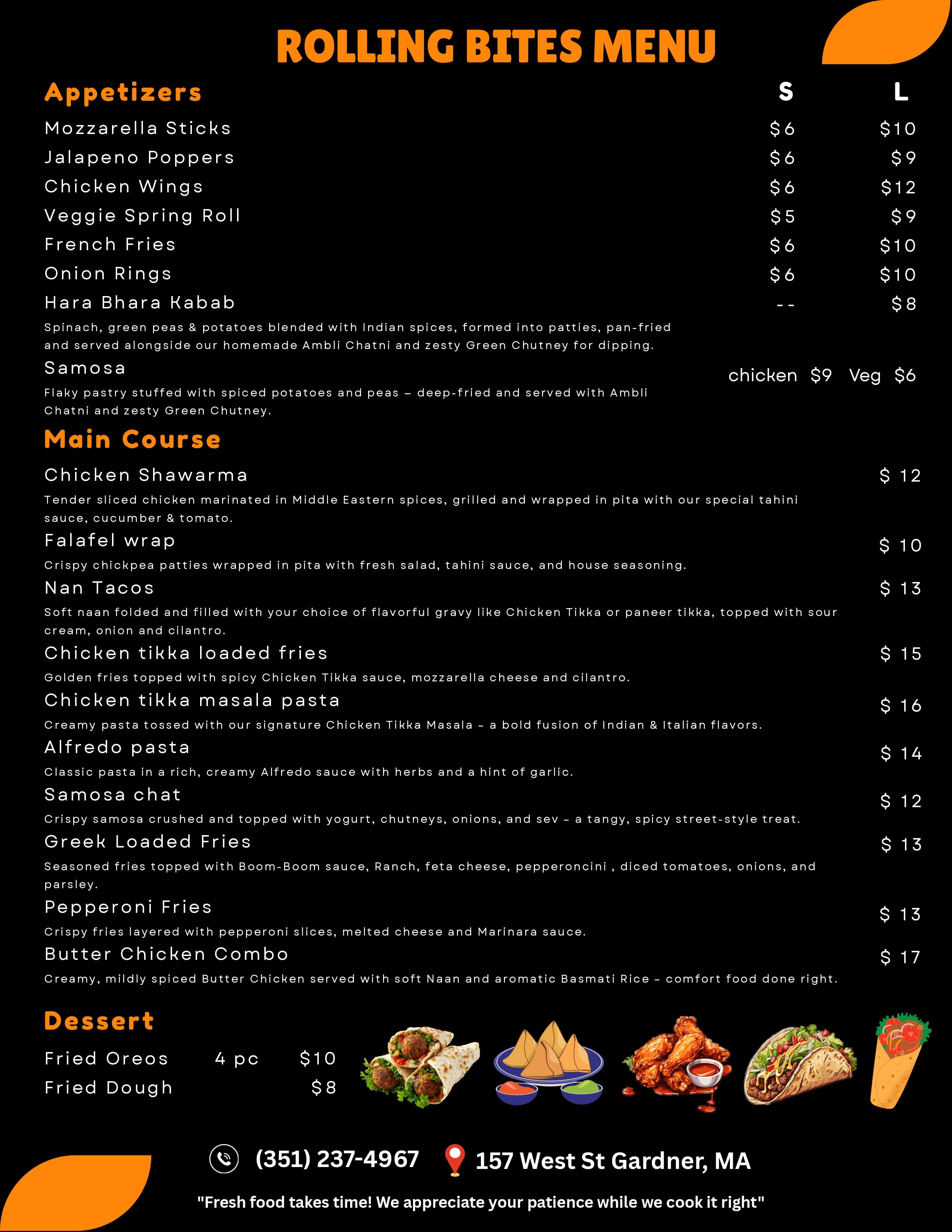 Menu Description